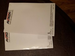 Lot Of 2 Drug Rep Pharmaceutical Promotion Pad Brand Avinza Sticky Pad