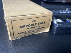 Antique Pocket Ampules Medical Kit Rare Pharmacy Homeopathic Park Davis Detroit
