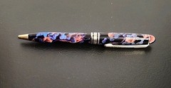 Rare Vintage Metal Diflucan Pharmaceutical Drug Rep Pen Beautiful Colors Used