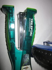 LOT OF 2 RARE DRUG REP STAPLERS, TRILEPTAL AND BIAXIN XL.