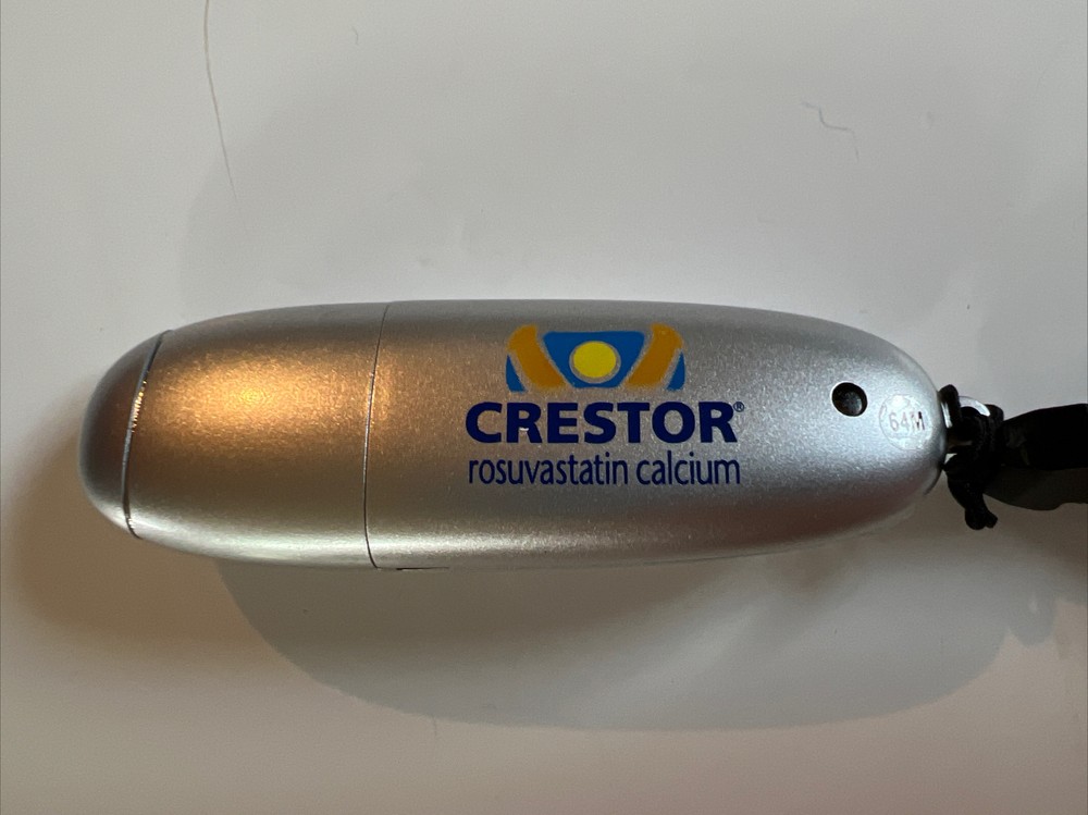 Pharmaceutical Drug Rep 2003 CRESTOR USB Thumb Flash Drive Lanyard,