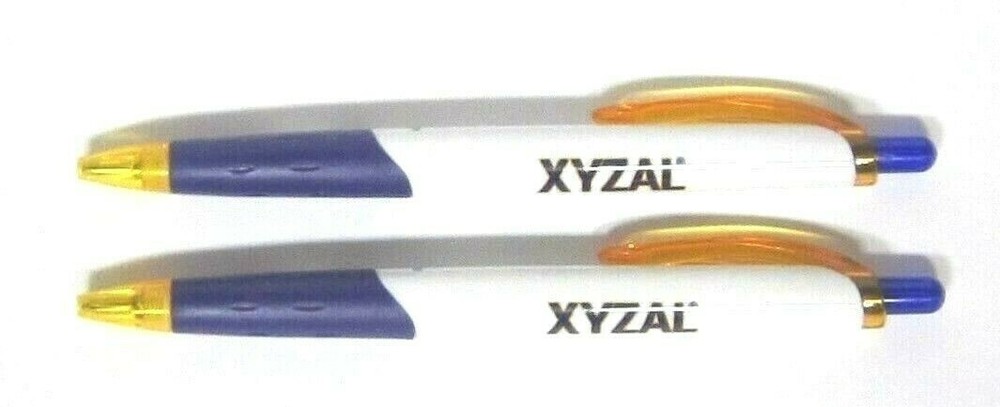 Drug Rep XYZAL Collectible Pens x 2 RARE