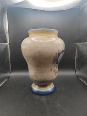 Vintage Italian Majolica Apothecary Jar Vase Deruta Style Hand Painted…