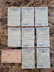 File Box & 97 antique prescriptions (1913) – Opium, Morphine, Dionin, Codeine
