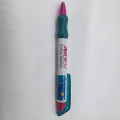 Ambien Zolpidem Tartrate Promotional Pen Teal Grip Pink Clip Black Ink Logo
