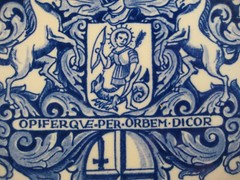 St. George & Dragon City of London Arms Apothecary Tile Repl Burroughs Wellcome