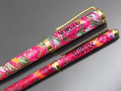 Unique Colorful Norvasc Metal PENS Drug Rep Pharmaceutical Advertising Lot of 2