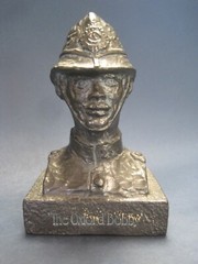 Vintage The Oxford Bobby Bust Pharmaceutical Advertising Sculpture for Tegopen
