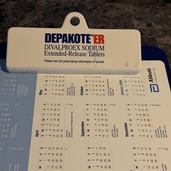 Depakote ER Drug Rep Clipboard Promo 2000s