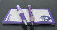 Advair Diskus Lot 2 PENS + Sticky Pad Drug Rep Pharmaceutical Promo Advertising