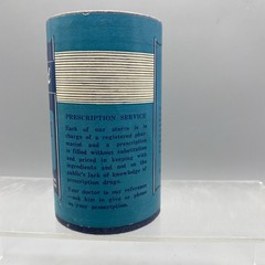 VTG ALUM USP LUMP Veazey Drug Co. Container Sealed w/ Contents Oklahoma City