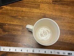 1980s Orudis Arthritis Pain Medical Advertising Mug