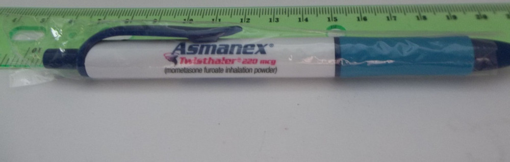 Promotional Pharma Pen NOS – Plastic Medium Weight – ASMANEX/NASONEX
