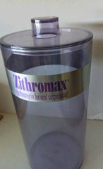 Canister Drug Representative Collectible 9″ H 4.0″ W Antibiotic