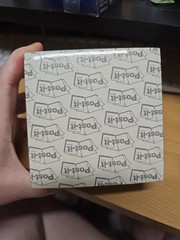 NAMENDA (4″ X 4″ X 2.25″ ) Pharmaceutical DRUG REP POST-IT NOTE PAD CUBE Sealed