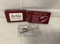 Zetia USB Light Pharmaceutical Drug Medical Advertising Vintage ezetimibe Merck