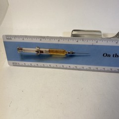 Vintage 1965 Keflin Plastic Ruler Eli Lilly Pharmaceutical Promo Advertising