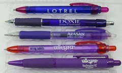 Drug Rep Lot 10 PENS Shades of Purple Pharmaceutical Promo Medical Advertising