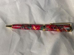 Colorful Swirl Norvasc Metal Pen Drug Rep Pharmaceutical Promo Advertising