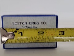 Vintage PILL BOX: BOSTON DRUG STORE Alexandria, Minnesota 1940s