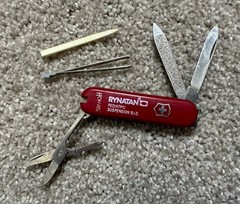 Vintage Rynatan Drug Rep Advertisement Small Swiss Army Knife Used