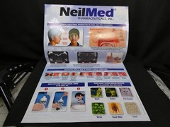 Lot of NeilMed Promotional Literature Material Post It Notes Brochures Poster