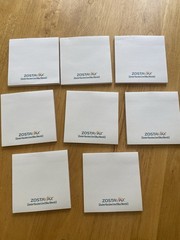 Zostavax 8 Sticky Note Pads Pharmaceutical Rep Advertisement Shingles NEW 4″x4″
