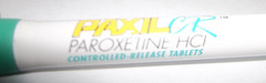 Paxil CR Paroxetine HCl Promotional Plastic Pen – Pharmaceutical Advertising