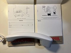 MONOPRIL Cortlandt Memo And Telephone Message Pads For Physicians Set Of Two