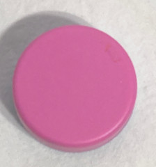 Round Plastic Pocket Tablet Pill Box Travel Storage Case. Purple