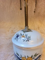 🌼💡VTG Apothecary Jar Pharmacy Drugstore Jar Lamp “Confect Boraginis”🌼💡
