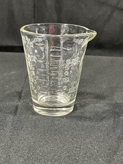 Vintage Apothecary Measuring Glass “Dessert” Marker Medicine Shot Glass