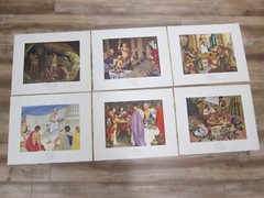 VTG. A HISTORY OF PHARMACY IN PICTURES by Parke Davis Set 12 Prints 1950’s