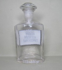 Vintage Medical Science Glass Bottle,Germany,ACIDUM ACETICUM CONCENTRAT