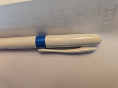 Amoxil Plastic Pen Drug Rep Pharmaceutical Promo Medical Advertising Rare WRITES