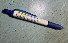 KLONOPIN WAFERS Clonazapam Blue & White Plastic Ball Point-Pharmaceutical Promo