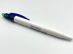 Pfizer EXUBERA Collectible Drug Rep Click Pen Blue White Green