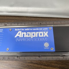 Rare VTG ANAPROX Pharmaceutical Multi Use Ruler Drug Rep Sales Promo Swag