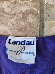 Vintage Nexium Drug Rep Advertising Collectible Scrub Top Purple Landau Large