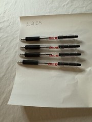 Lot Of 4 Coreg Pharmaceutical Drug Rep Pen Advertising Collectible Black Ink