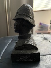 Vintage The Oxford Bobby Bust Statue Bristol Laboratories 1977 Tegopen Syracuse