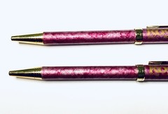 ROGAINE PHARMACEUTICAL REP PEN (2) RETRACTABLE REFILLABLE METALLIC