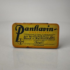 Antique German Panflavin Pastilen BAEYR Medical Empty Tin Box c.1930 #6084