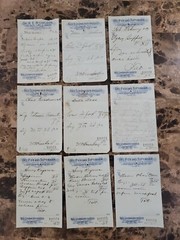 File Box & 97 antique prescriptions (1913) – Opium, Morphine, Dionin, Codeine
