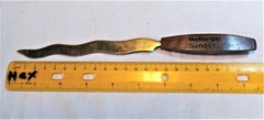Vintage Berellgal SANDOZ letter opener knife LSD pharmacy Switzerland extra rare