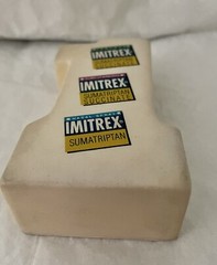 VTG 90’s IMITREX „FIRST TO MARKET“ # ONE RUBBER STRESS RELIEF HAND GRIPER PHARMA