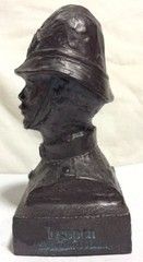 Vintage The Oxford Bobby Bust Statue Bristol Laboratories 1977 Tegopen Syracuse