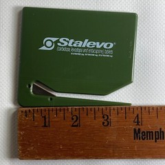 Stalevo Pharma Drug Rep Promo Zippy Letter Opener Parkinson’s Disease Green