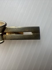 Pharmacy Apothecary Mortar & Pestel Tie Clip Tie Bar Vintage Gold Tone Anson