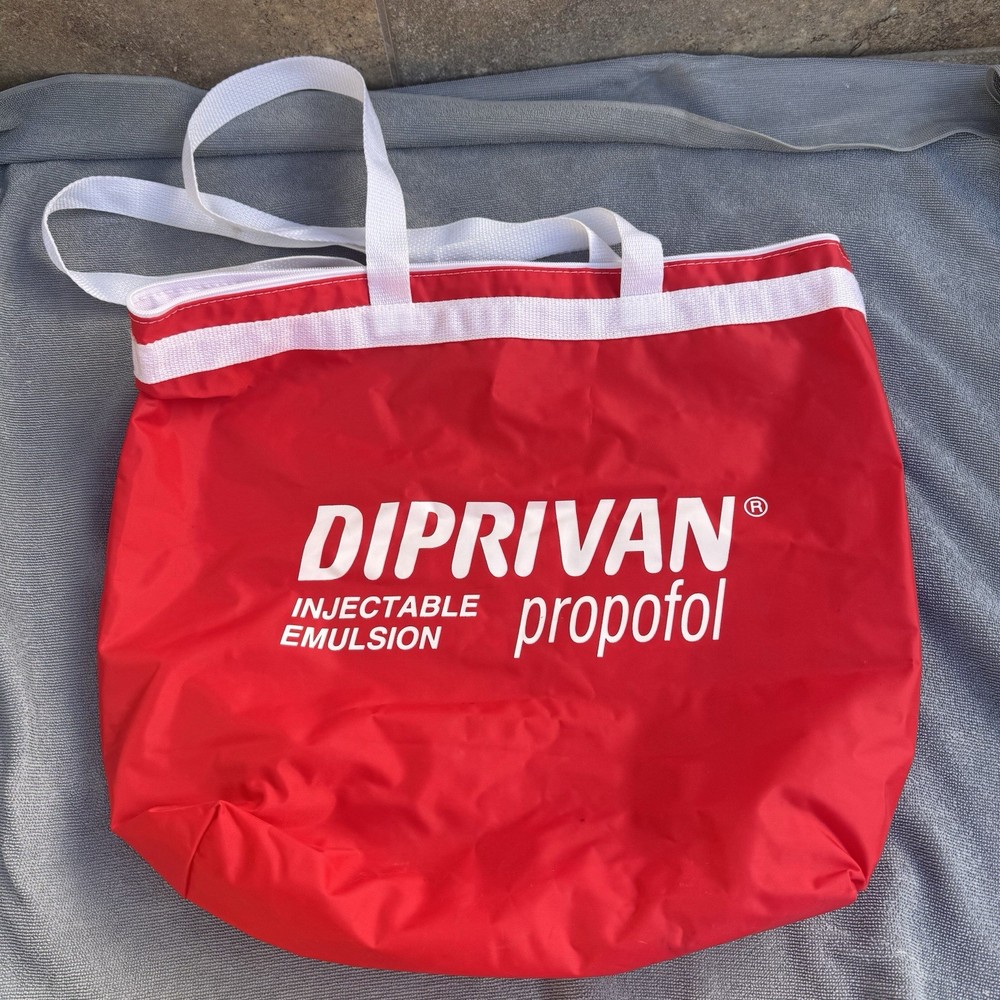 Diprivan Propofol Tote Bag Pharmaceutical Memorabilia Promo Advertising